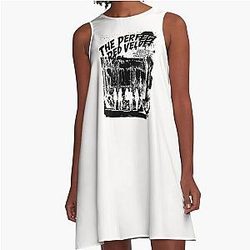 Red Velvet - Bad Boy A-Line Dress