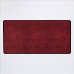 Dark Red Velvet Desk Mat