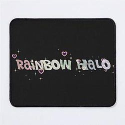 Red Velvet Rainbow  Halo Mouse Pad