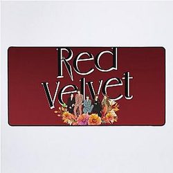 Red Velvet Desk Mat