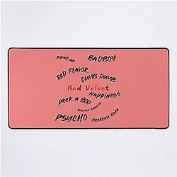 Red Velvet Kpop, Red flavor, Peek a Boo, Bad Boy, Russian Roulette Desk Mat