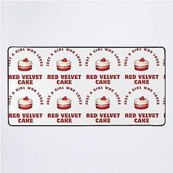 A Girl Who Loves Red Velvet Cake Mat