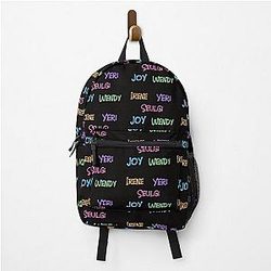 Red Velvet Name Tag Backpack