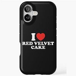 I Love Red Velvet Cake iPhone Case