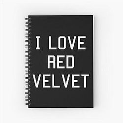 I Love Red Velvet Notebook