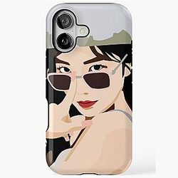 Irene Red Velvet Digital Art iPhone Case
