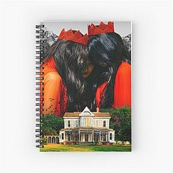 Red Velvet Peek-a-Boo Spiral Notebook