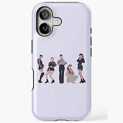 Red Velvet Psycho Digital Illustration iPhone Tough Case