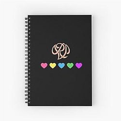 Red Velvet Spiral Notebook