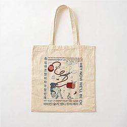 Red Velvet Cotton Tote Psycho Bag
