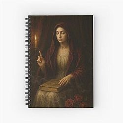 The Hierophant Red Velvet Tarot Notebook