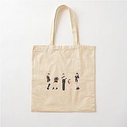 Red Velvet Silhouette Cotton Tote Bag