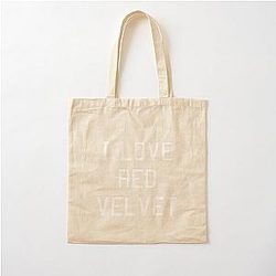 I love Velvet Quote Cotton Tote Bag