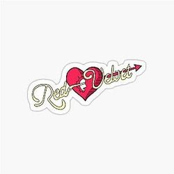 Red Velvet Russian Roulette Logo Sticker
