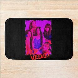 Red Velvet Kpop Group Members Korean Kpop RGB Color Design Bath Mat