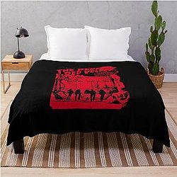 Red Velvet Bad Boy Throw Blanket