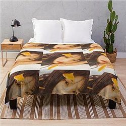 RED VELVET THROW BLANKET