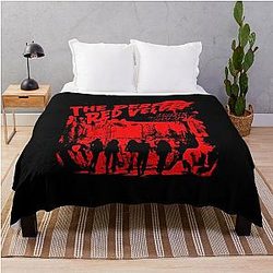The Red Velvet Throw Blanket