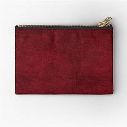 Dark Red Velvet Pouch