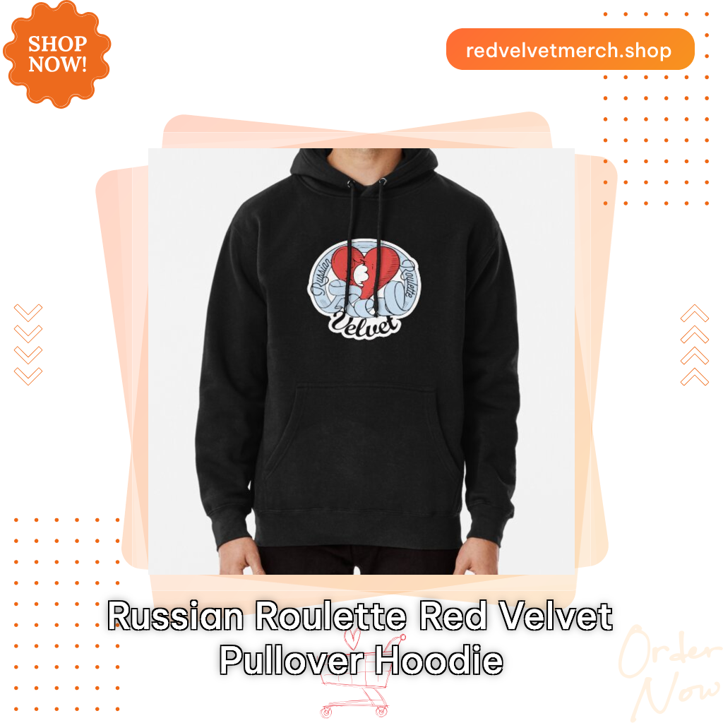 Russian Roulette Red Velvet Pullover Hoodie