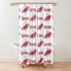 Renee Rapp Do You Talk Too Much Retro Shower Curtain