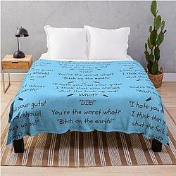 Renee Rapp Poison Goose Throw Blanket