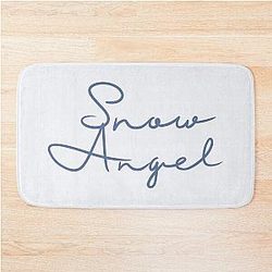 Snow Angel – Renee Rapp Album Title Design Bath Mats