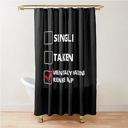 Mentally Dating Renee Rapp Shower Curtain