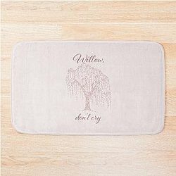 Willow Cry - Renee Rapp Lyric Art Bath Mat