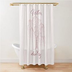 Willow Cry – Renee Rapp Lyric Art Shower Curtain