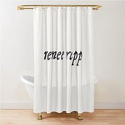Renee Rapp - Folklore Inspired Minimalist Typography Shower Curtain