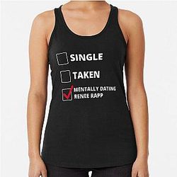 Mentally Dating Renee Rapp Racerback Tank Top