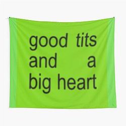 Good Tit and Big Heart Renee Rapp Brat Design Tapestry