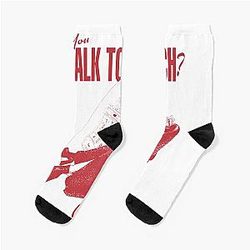 Renee Rapp Do You Talk Too Much Retro Socks