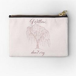 Willow Don't Cry - Renee Rapp Lyric Art Zipper Pouch