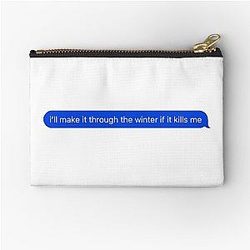 Renee Rapp Snow Angel Lyrics Zipper Pouch