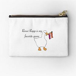 Renee Rapp is My Favorite Goose - Fan Art Sticker Zipper Pouch