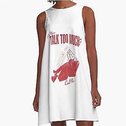 Renee Rapp Do You Talk Too Much A-Line Dress