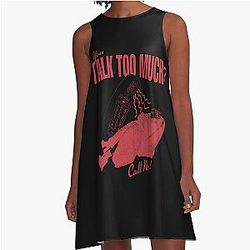 Renee Rapp Do You Talk Much Retro A-Line Dress