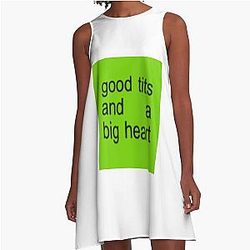 Good Tit and Renee Rapp Brat A-Line Dress