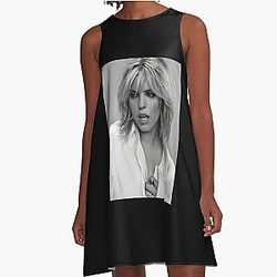 Renee Rapp Black A-Line Dress