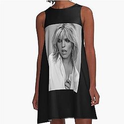 Renee Rapp Black A-Line Dress
