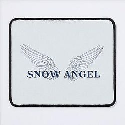 Snow Angel with Wings Renee Rapp Album Fan Art Mouse Pad