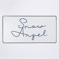 Snow Angel Renee Rapp Album Title Design Desk Mat