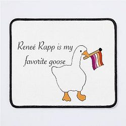 Renee Rapp Is My Favorite Girl - Fan Art Sticker Mouse Pad