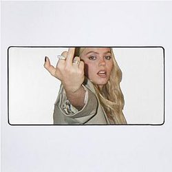 Renee Rapp Middle Finger Desk Mat