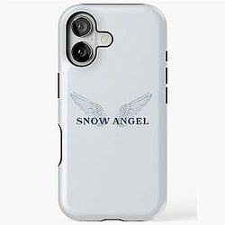 Snow Angel with Wings Renee Rapp Album Fan Art iPhone Case