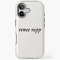 Renee Rapp Folklore Font Inspired iPhone Tough Case