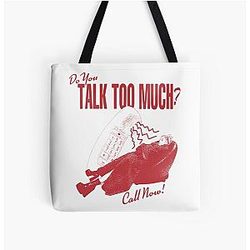 Renee Rapp Do You Talk Too Much Retro All Print Tote Bag