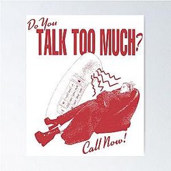 Renee Rapp, Do You Talk Too Much, Retro Poster